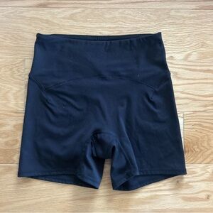 Black Women's High-Waisted Shorts